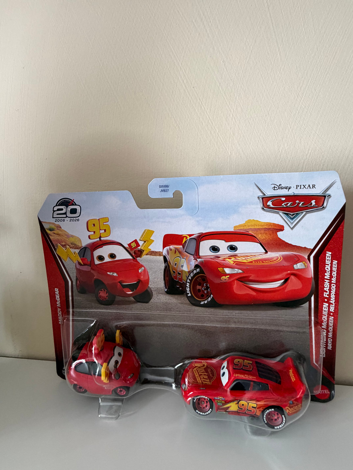 Maddy McGear and Lightning McQueen